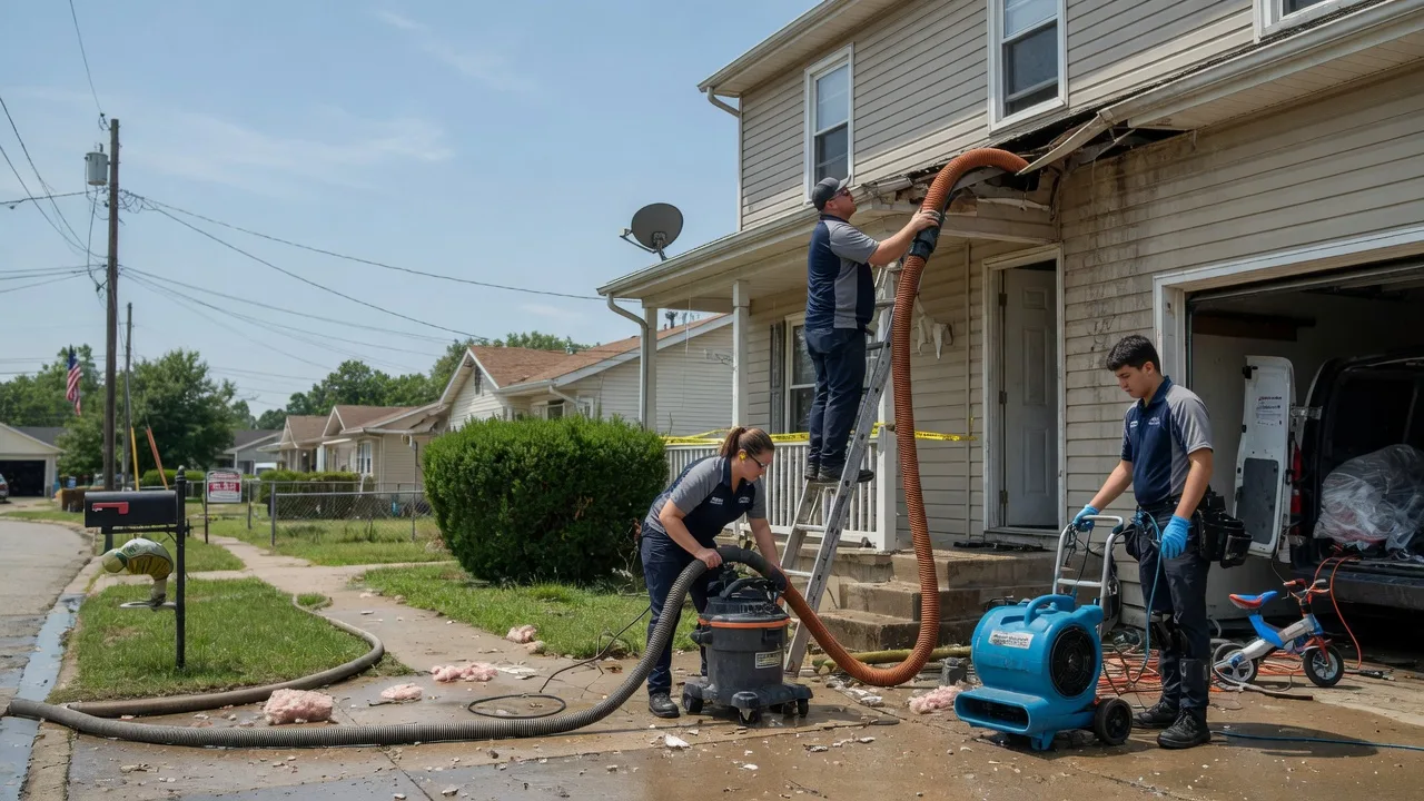 Water Damage Restoration in Kirvin, TX near me